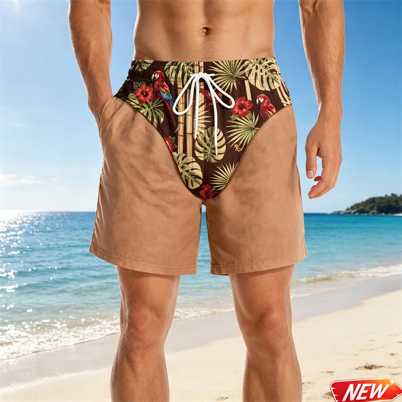 2026 Sommer Lustige 3D-Druck Strandshorts für Männer Outdoor Atmungsaktiv Schnelltrocknend Modische Urlaubs- und Tourismus-Shorts Familien-Set – Detail 12