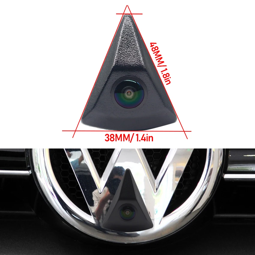Caméra de vue avant de voiture CCD AHD 1080P, pour VW Transporter T4 T5 Passat CC B5 B6 Golf 4 5 6 Polo Jetta Bora Touran Caddy