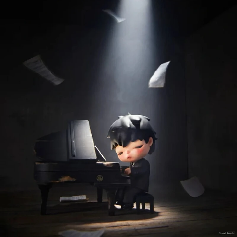 

Оригинальный 8 см Hirono Pianist Hirono Series, модная аниме-фигурка, игрушка для дома, настольный автомобиль, украшение, модный подарок