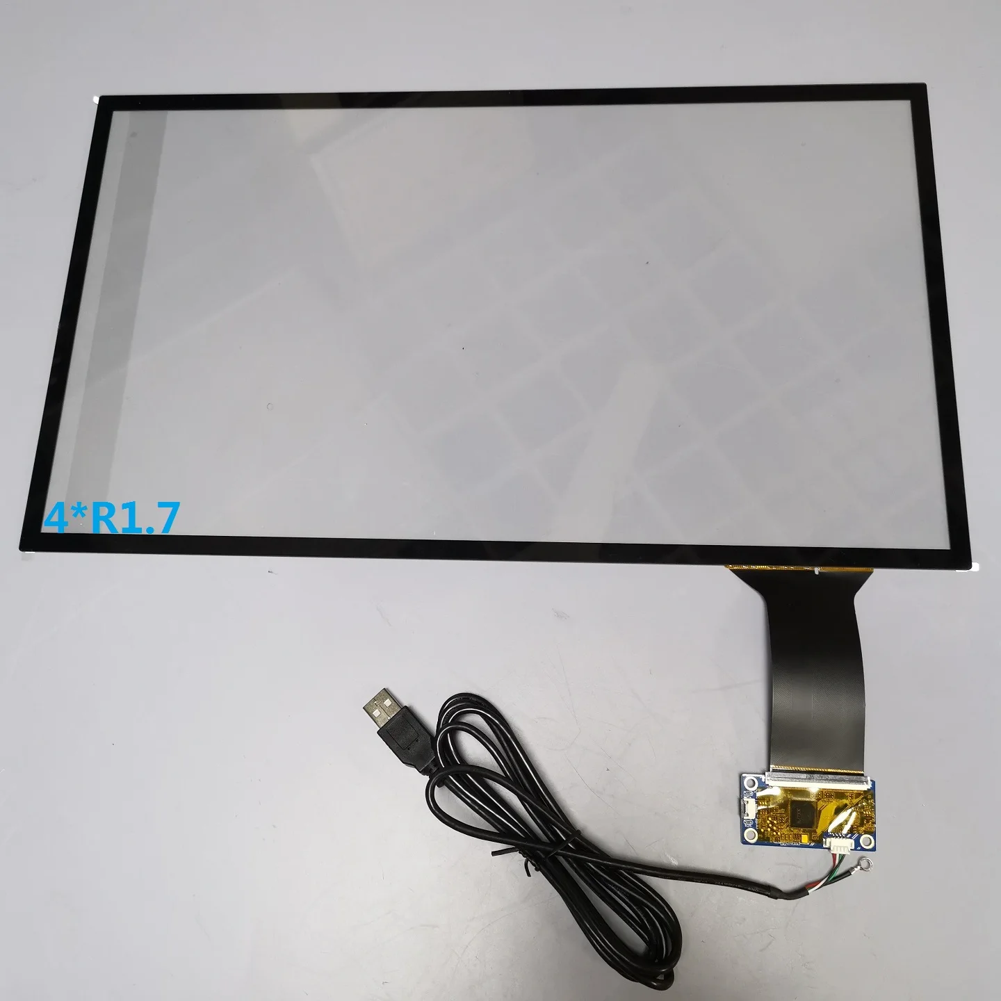 

17.3 inch capacitive touch screen tempered glass G+G10 point win7 8 10linux Android system applicable