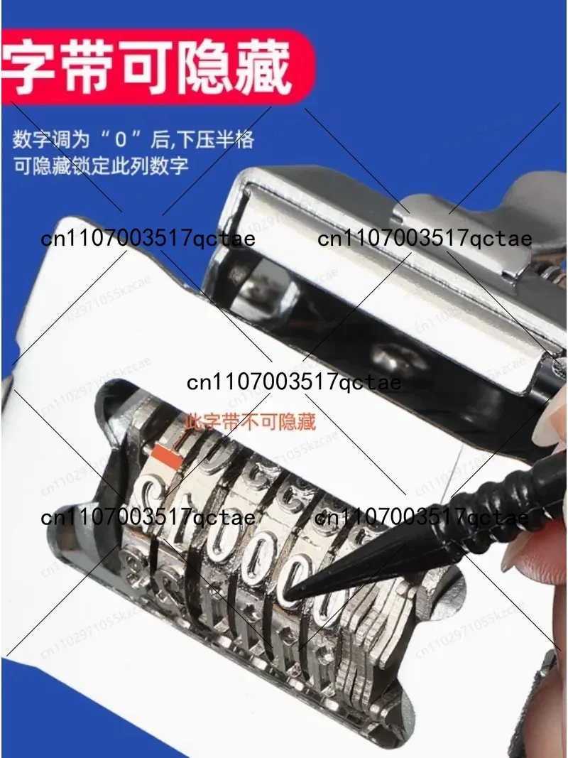 Small Printer Adjustable Date Stamper Supermarket Price Labeling Tool