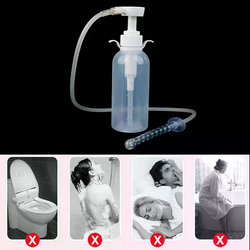 /YOV/New 300ML Rectal Syringe Clean Stream Anal Douche Enema Colon Cleaner Kit For Women 1PCS