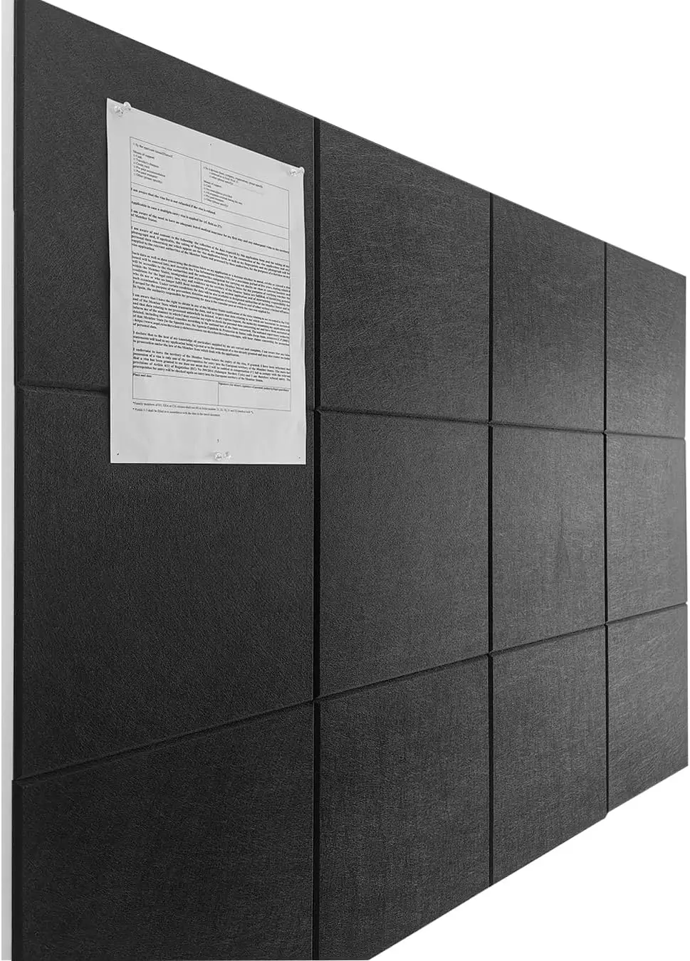 

Настенные фетровые плитки 47x35 см, 12 штук, эстетичная доска для заметок для офиса, дома, класса, большая альтернатива пробковой доске для пиновок