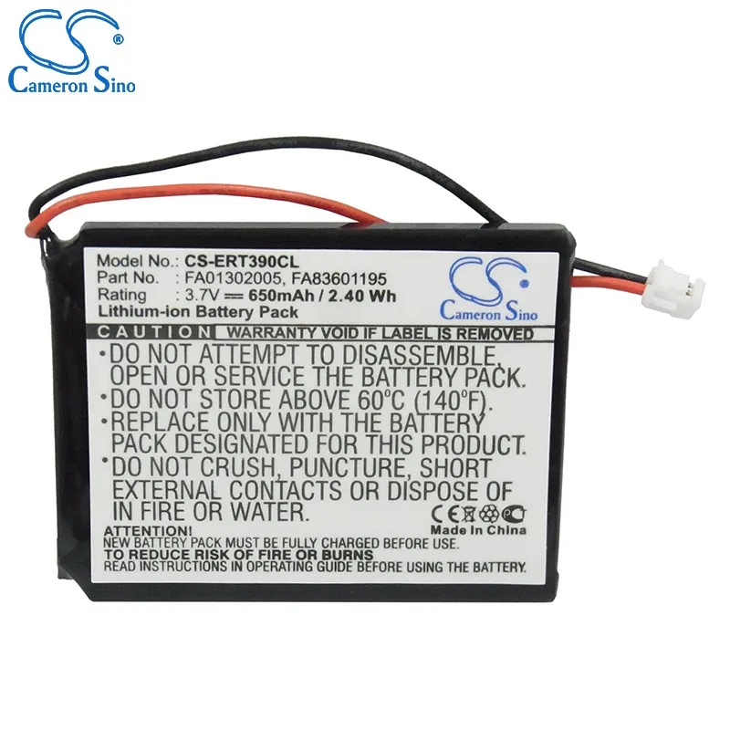 CS Battery for Avaya DH6 DECT 3730 3720 Aastra 660177 Ascom D41 9D41 fits FA83601195 660177 1F DT390 Battery 650mAh/2.41Wh