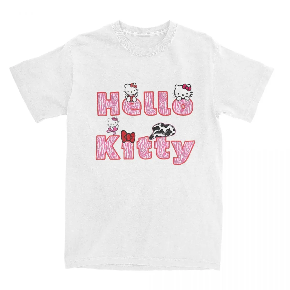 مرحبا كيتي Kawaii لطيف القط ميرش القمصان الرجال النساء بارد القطن جديد وصول تي شيرت #1