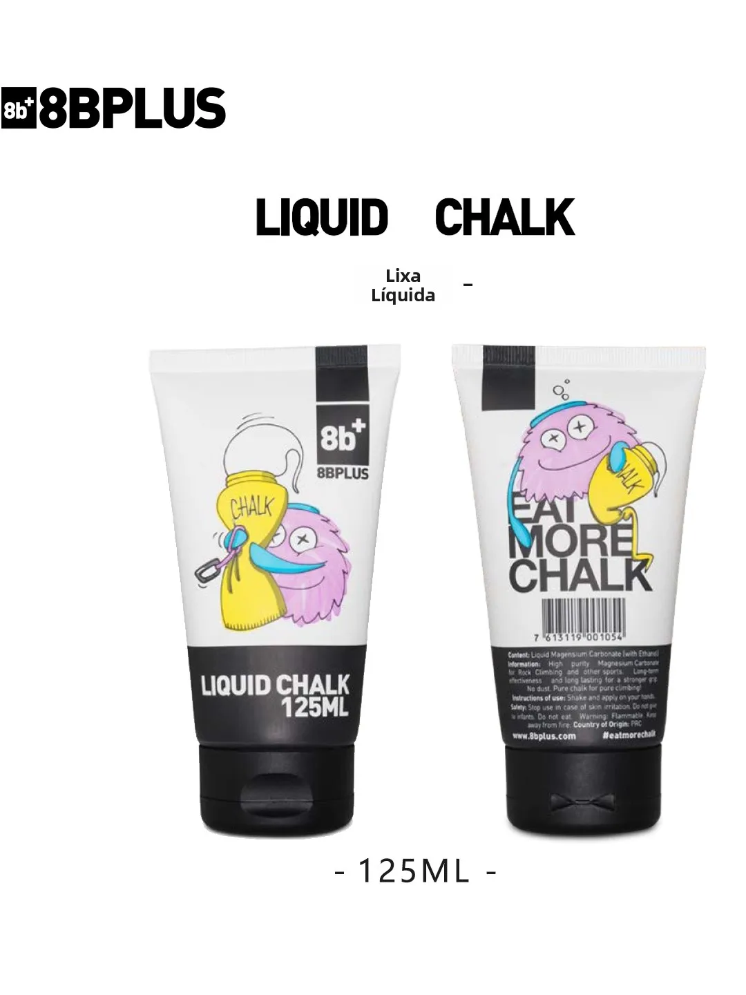 8bplus-new-climbing-magnesium-powder-high-friction-liquid-powder-quick-dry-liquid-125ml-no-additives-climbing-gear