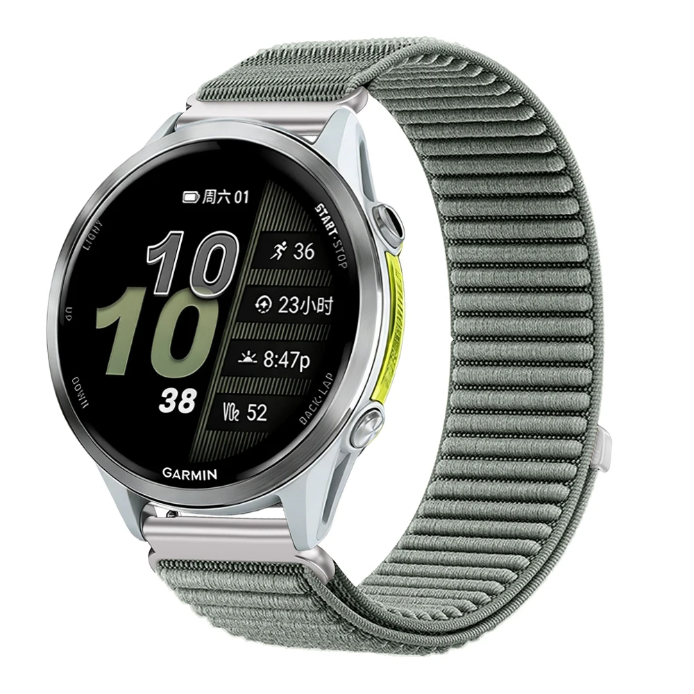 18/20/22mm Nylonarmband für Garmin Venu 4 3 3s Sq 2 Plus/Vivoactive 6 5 4 3 s Geflochtenes Armband für Garmin Forerunner 255S 645 245