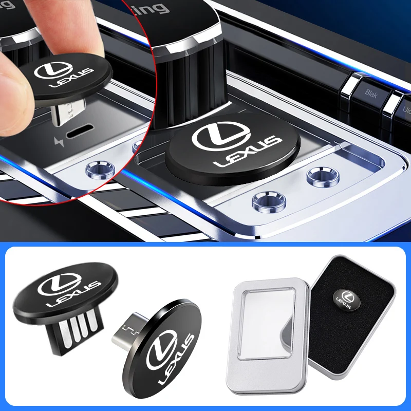 سيارة نوع C محرك فلاش USB OTG 2.0 مايكرو USB محرك بندريف لكزس F SPORT LBX NX RX 350h 450h ES UX 300e GS GX IS LS LX CT