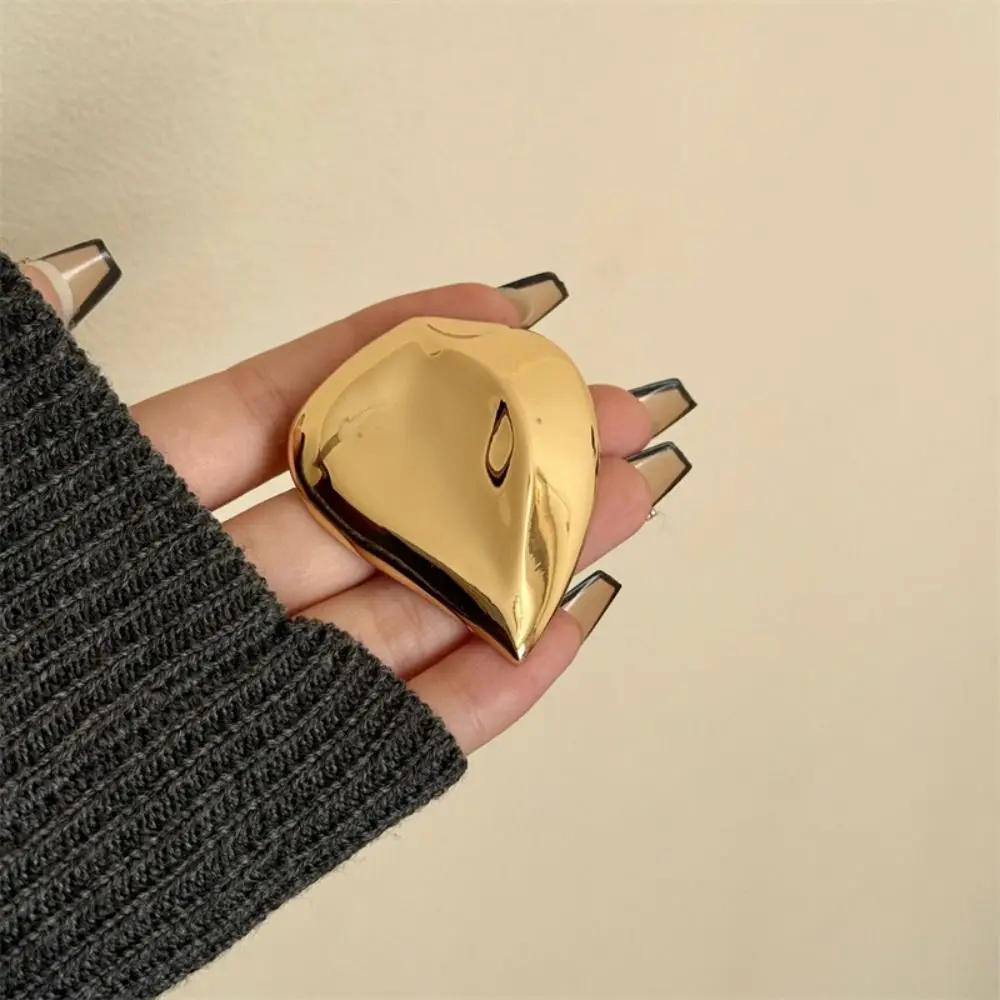 Alloy Metal Irregular Brooches Jewelry Accessories Korean Style Exaggerated Brooches Minority Design Bag Badge Women Brooch