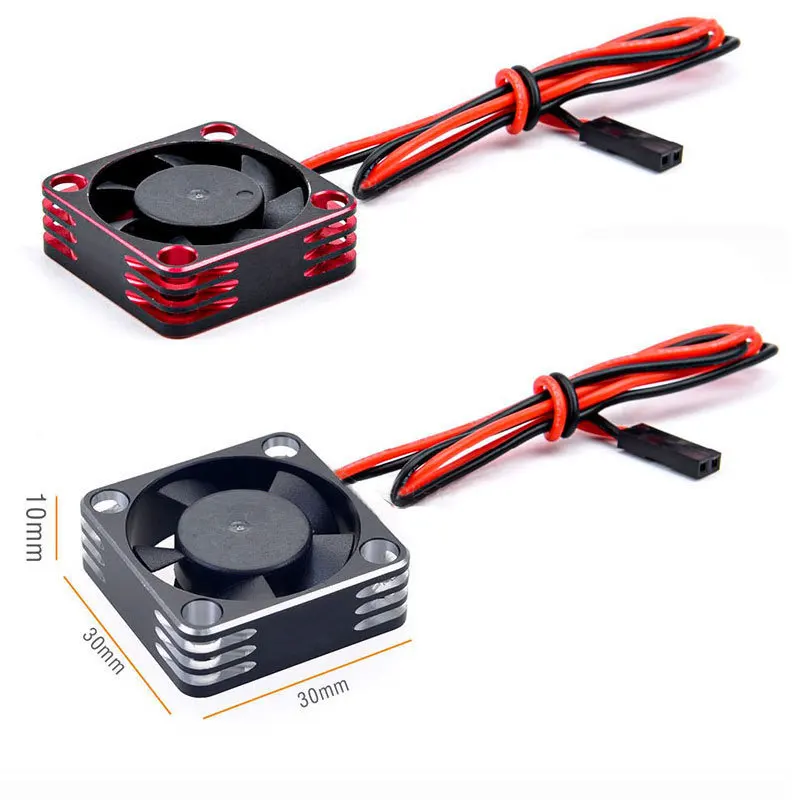 RC Model Car 550 540 Mini Brushless Motor electrically regulated high-speed ESC Cooling Fan 5V-7.4V 30*30mm