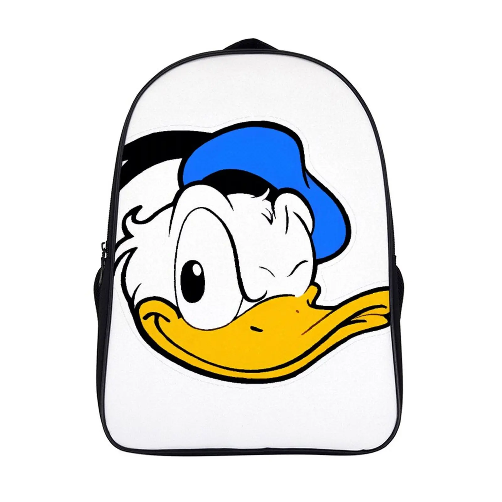 

Fashion Student's Backpack Cartoon Disney Donald Duck School Bag 16 Inch 2 Compartment Backpack Student Schoolbag