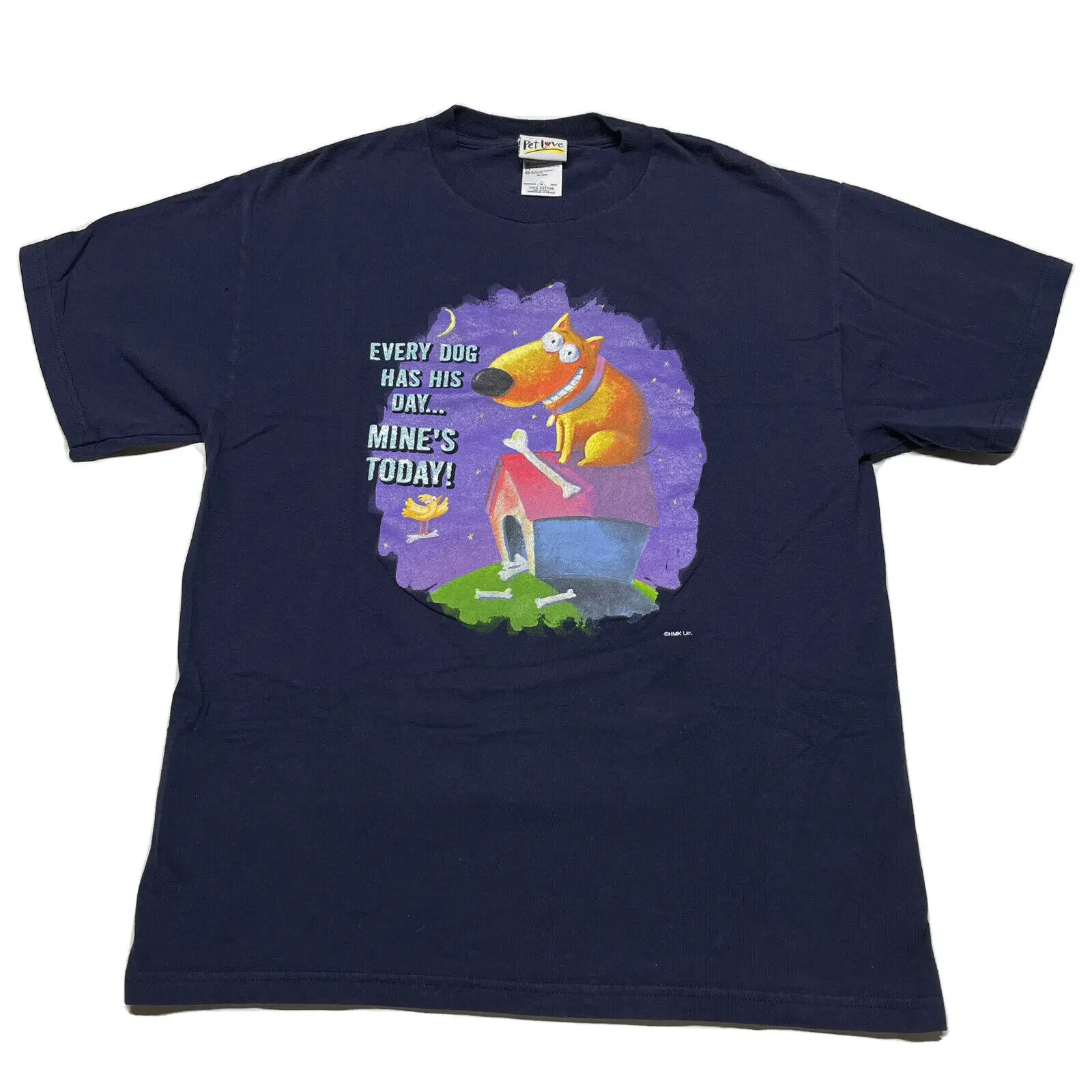 Футболка мужская с длинным или коротким рукавом, винтажная хипстерская рубашка в стиле 90-х, среднего и голубого цветов, с принтом в виде собак