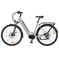 Women's City E-bike eCITY-  M200 Middle Motor City Bike 700C 8Speeds Electric Bike12Ah Battery up to 150km,250W Motor Max 25km/h