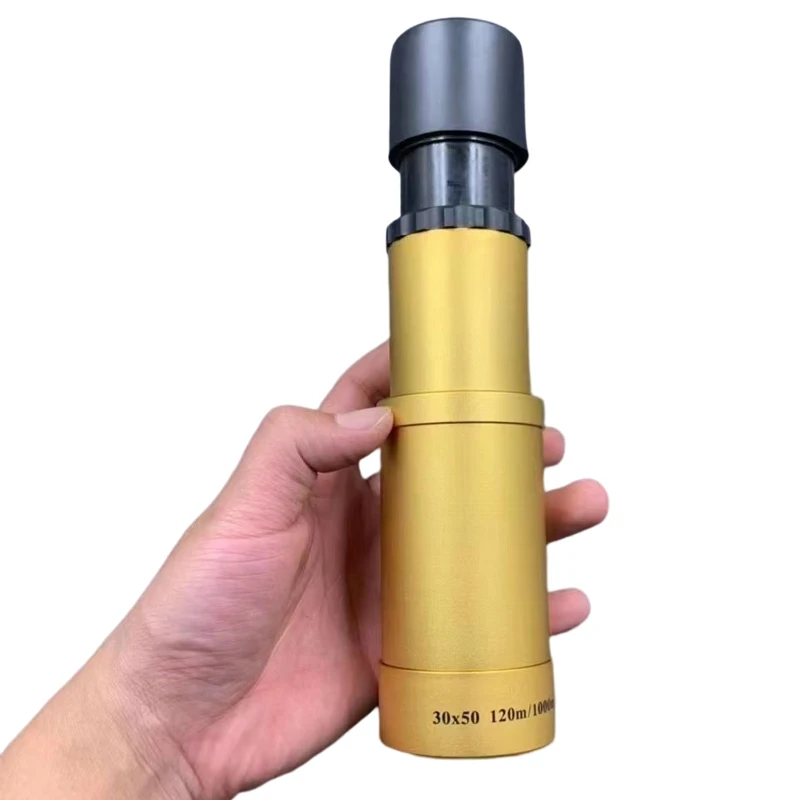 Imagem -02 - Pirates Handheld Monocular Telescope Portátil hd Metal Telescope para Caminhadas Caça Outdoor Camping Aventura Ferramentas 30x50