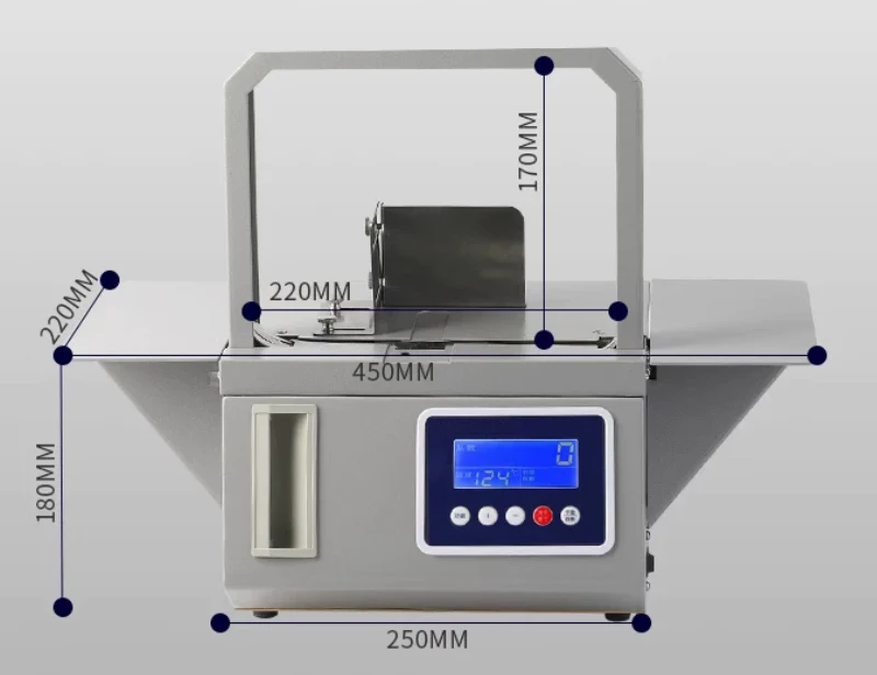 Automatic OPP film Strapping machine OPP Intelligent Banding machine 22*17CM