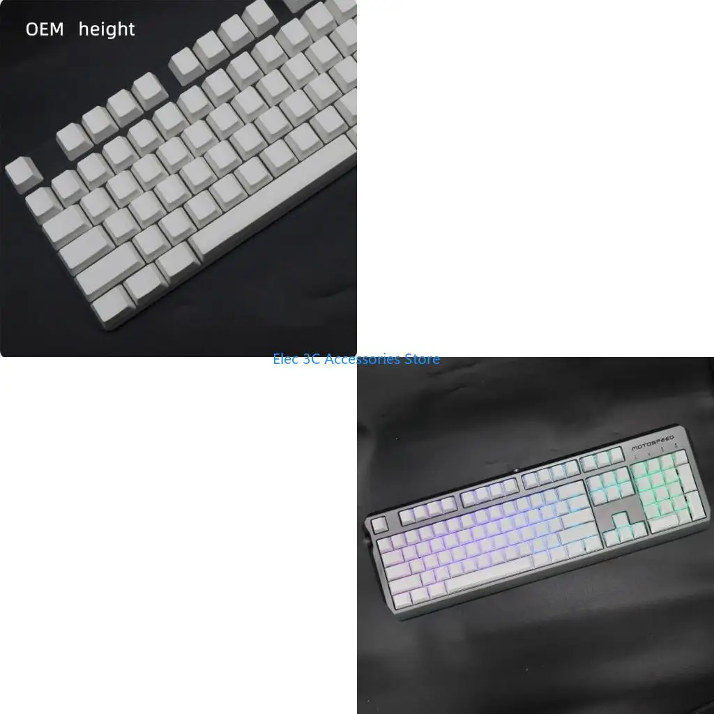 

Y51A 108 шт. пустые колпачки из ПБТ, механическая клавиатура Cherry OEM, ключ XDA для переключателей MX