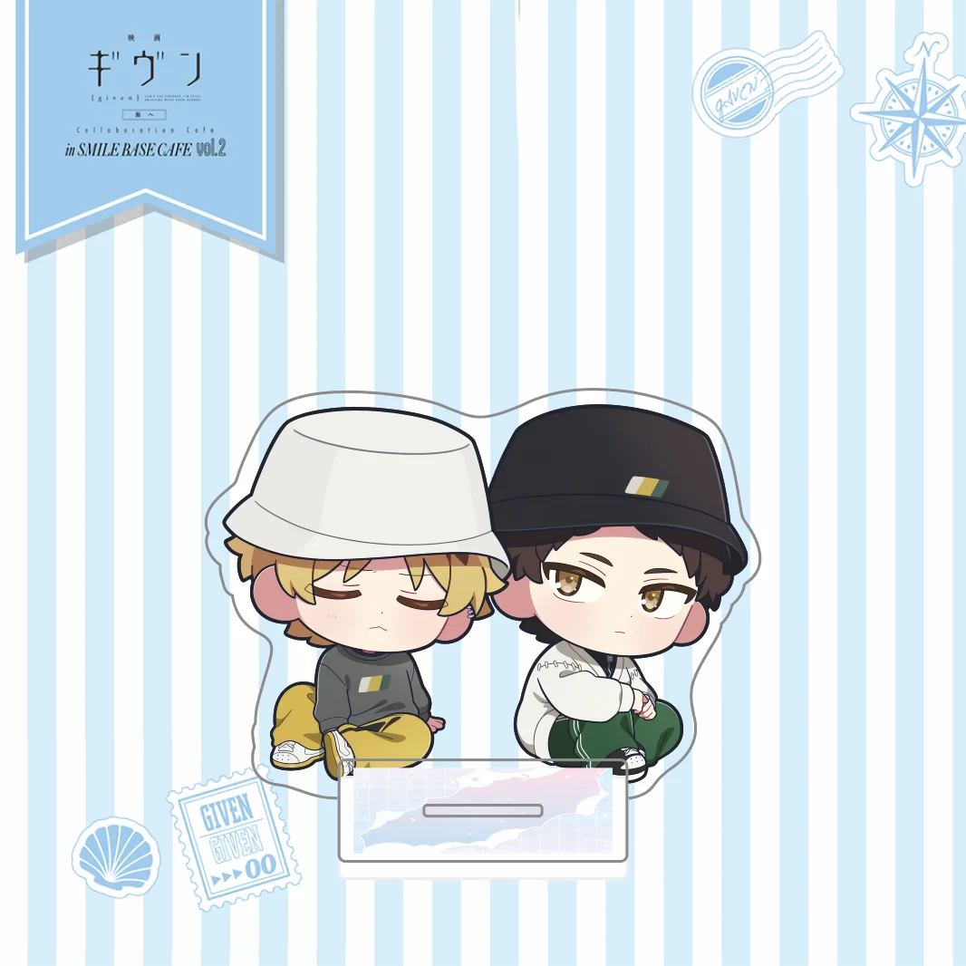 Anime Given Acrylic Stand Mafuyu Sato Ritsuka Uenoyama Haruki Nakayama Sailor Suit Utatane Chibi Figure Model Plate Keychain