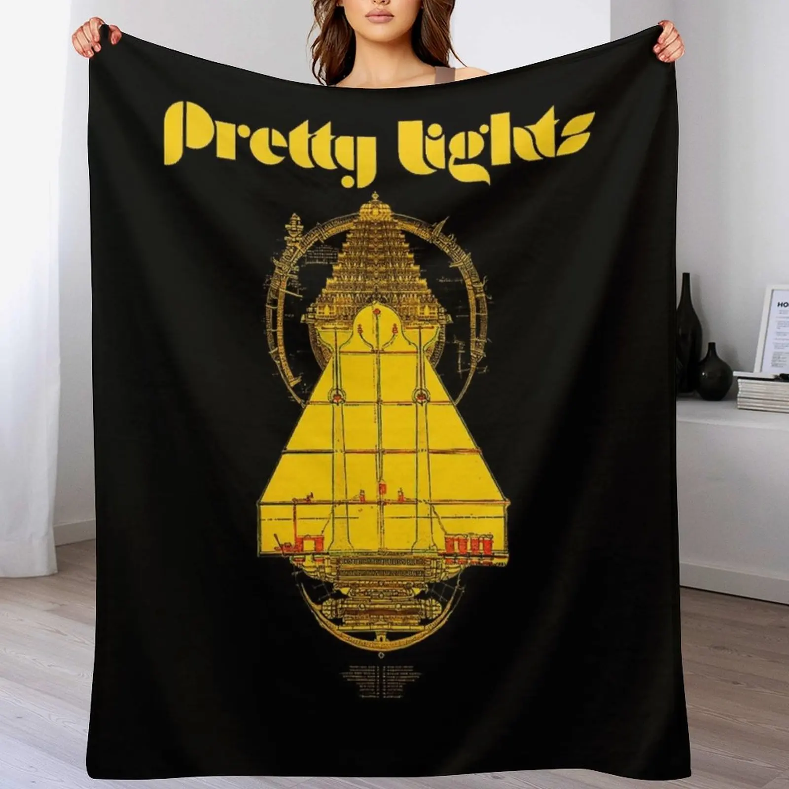

Pretty Lights Throw Blanket Tourist Comforter Blankets