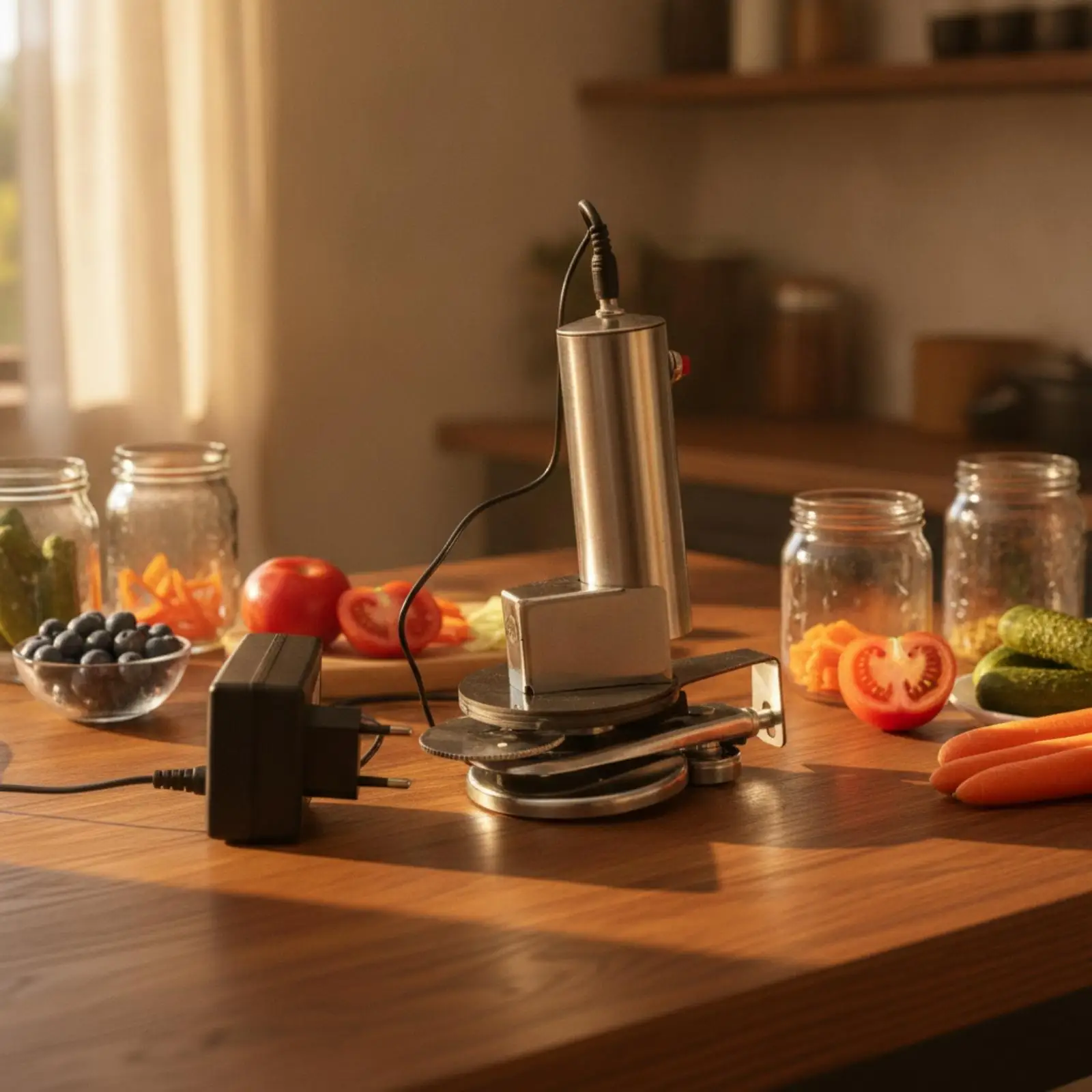 Electric Can Sealer Food-Safe Can Sealer Universal for Kitchen, Home Canners