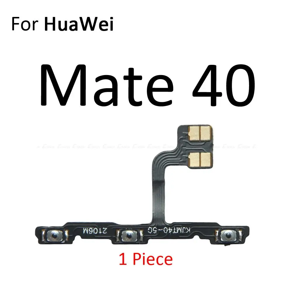 Power On Off Button Volume Switch Key Control Flex Cable Ribbon For HuaWei Honor 30 30S 30i View Mate 30 40 Pro Lite Plus 5G