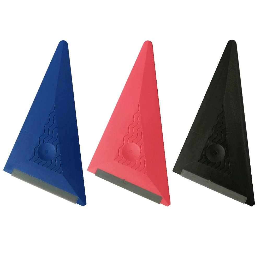 

3Pcs Car Corner Triangle Scraper Window Tinting Squeegee Carbon Film Edge Tucking Tool Sticker Decals Wrapping Vinyl Applicator