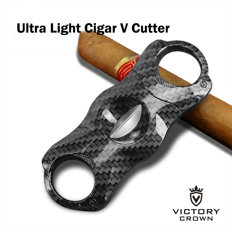 Ultralight Cigar V Cutter, Carbon Fiber Scissors, Classic V Cigar Cutter, Guillotine Pocket Guillotine, Coupe Cigare Accessories