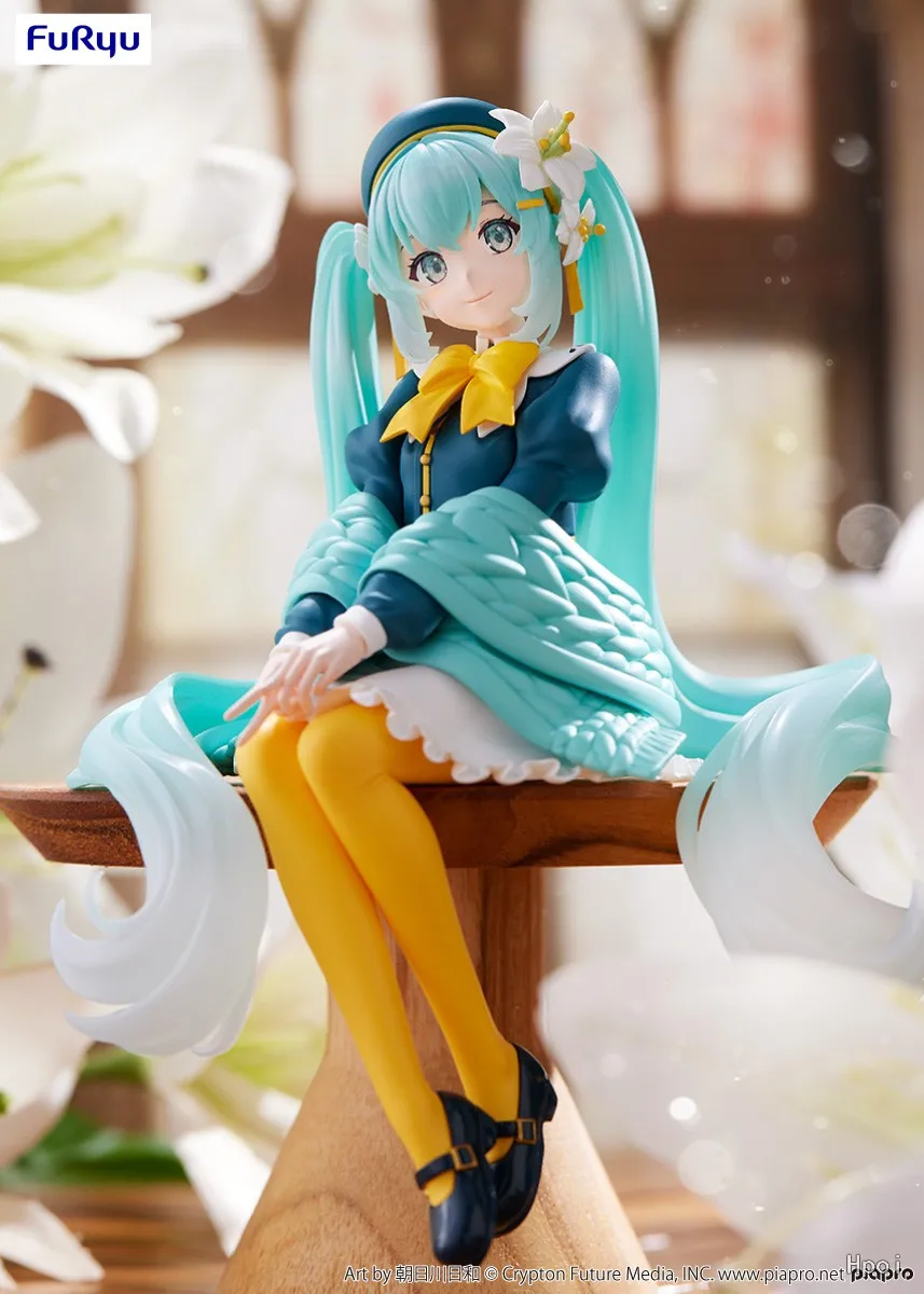 フリュー-ヌードルストッパーフィギュア-ピアプロ-初音ミク-花の妖精リリー-ホワイト-アニメフィギュアモデルコレクション