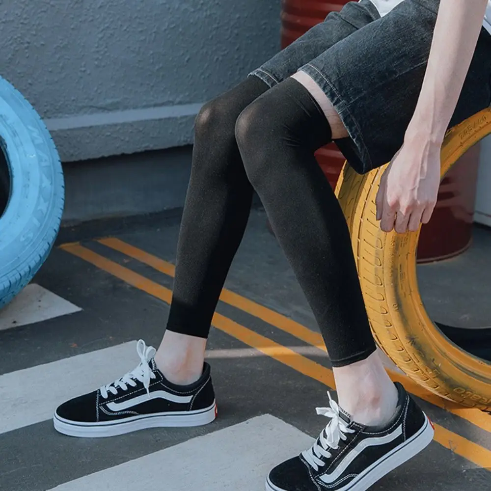 Couvre-jambes en polyester absorbant la sueur pour hommes et femmes, manches de glace, sensation cool, confortable, léger, séchage rapide