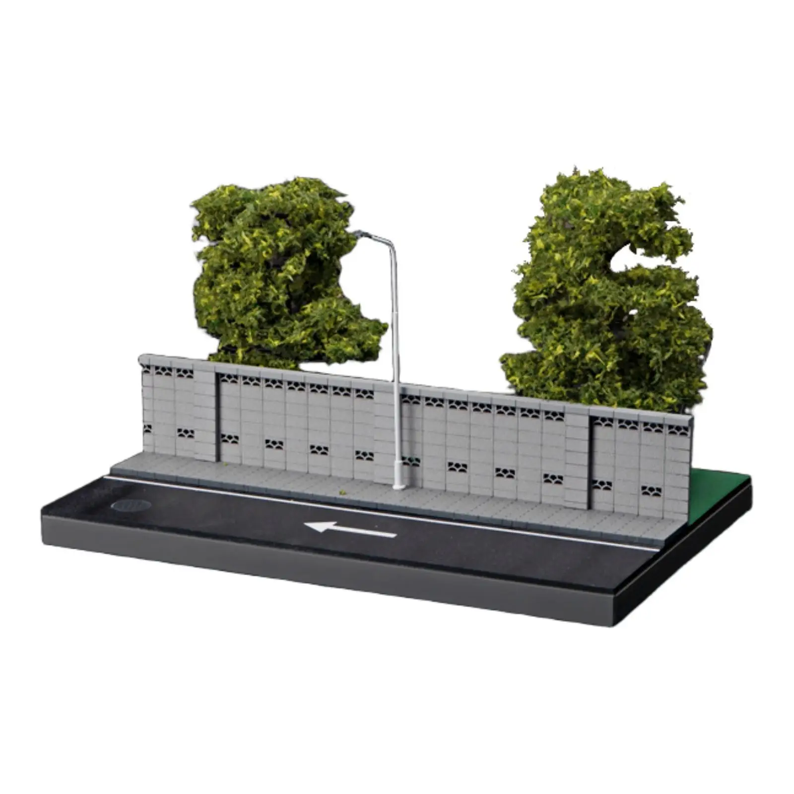 1/64 Vehicle Model Display Case Scene Accessory for Diorama Sand Table Scene