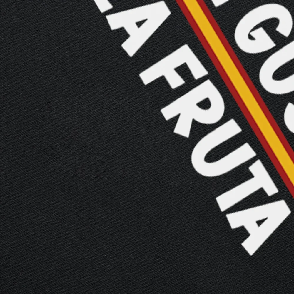 لي غوستا فروتا تي شيرت أنا أحب الفواكه مضحك الإسبانية ميمي تي شيرت للرجال النساء عادية للجنسين الشارع الشهير تي شيرت القطن جديد