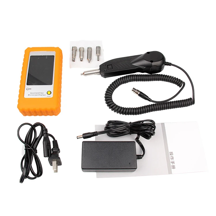NS-KT100 Portable Visual Video Fiber Optic Connector inspection probe microscope camera