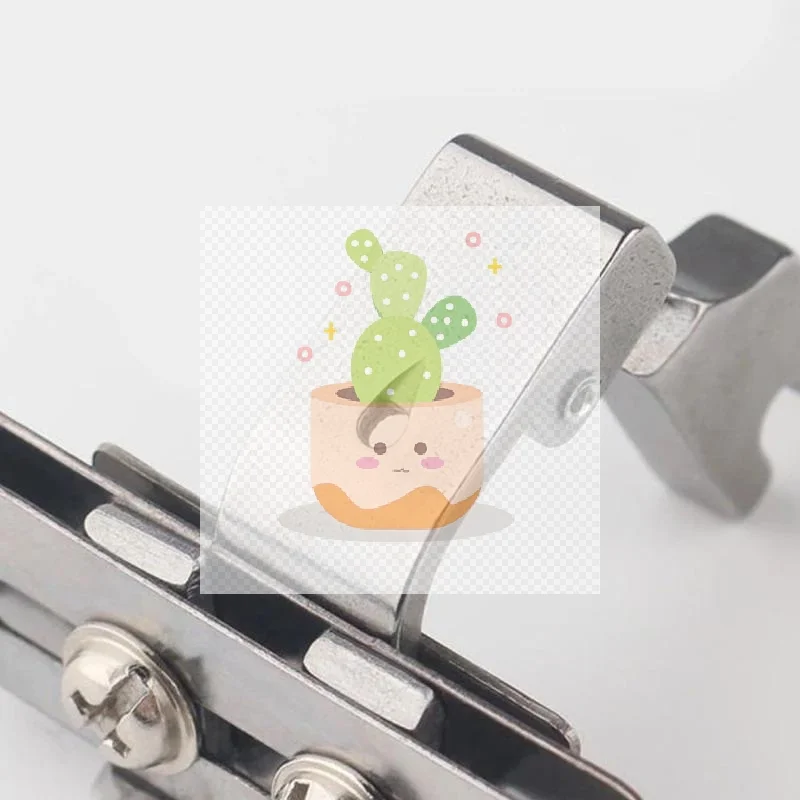 1Pcs S10A Links Rechts Einstellbare Spitze Band Guide Nähfuß, für Verbinden Spitze Elastische Gurtband Industrielle Nähmaschine Teile