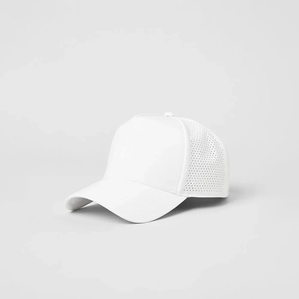 AL Sports Performance District Trucker Hat Męskie damskie czapki do jogi Outdoor Czapki przeciwsłoneczne Stylowe, oddychające czapki z daszkiem