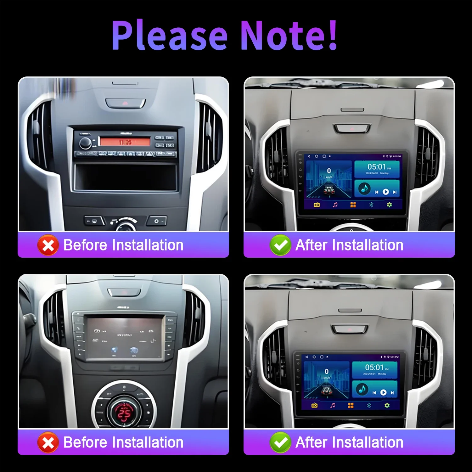 أندرويد 14 لسيارة شيفروليه تريل بليزر ايسوزو D-MAX 2012-2018 راديو الوسائط المتعددة الملاحة الوسائط المتعددة سيارة Carplay 2K QLED شاشة