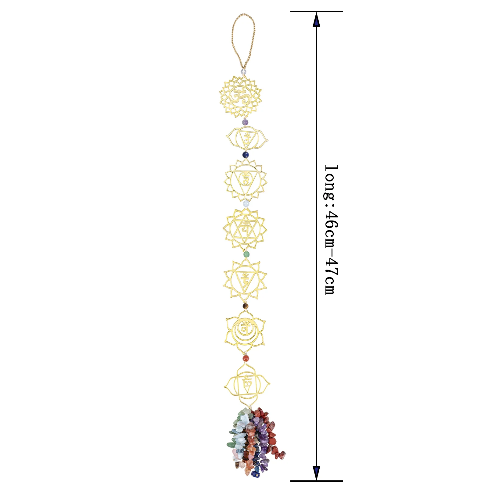 7 Chakra Colorful Pendant Reiki Healing Women Chakra Amulet European Fashionable Jewelry 1Pc