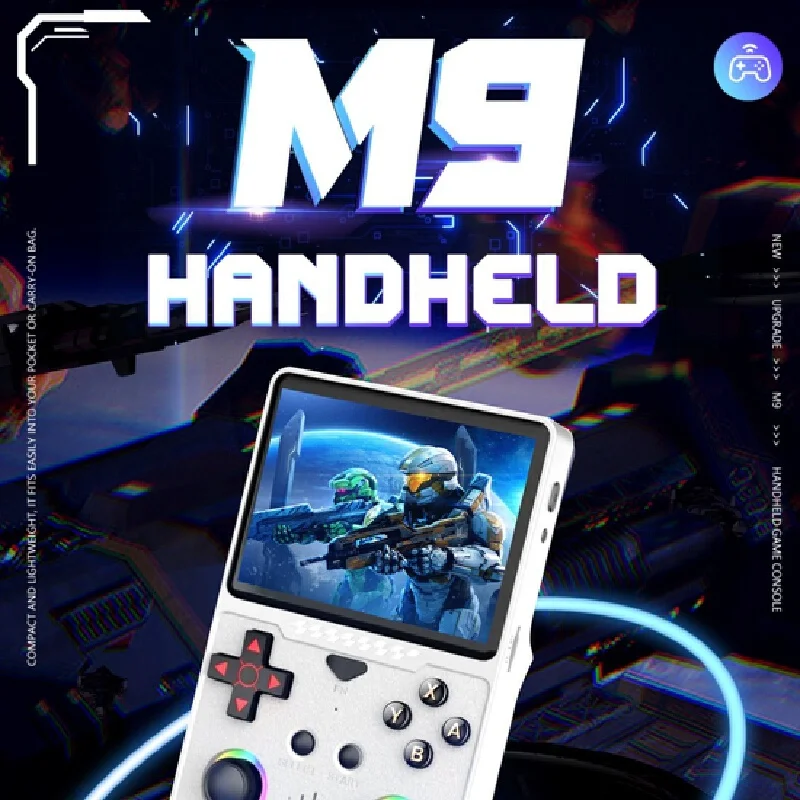 Handheld Gaming Consoles M9 Wifi Retro Video Game Player 18000 Built‑In Classic Games Portable Pocket Gaming Device For Adults