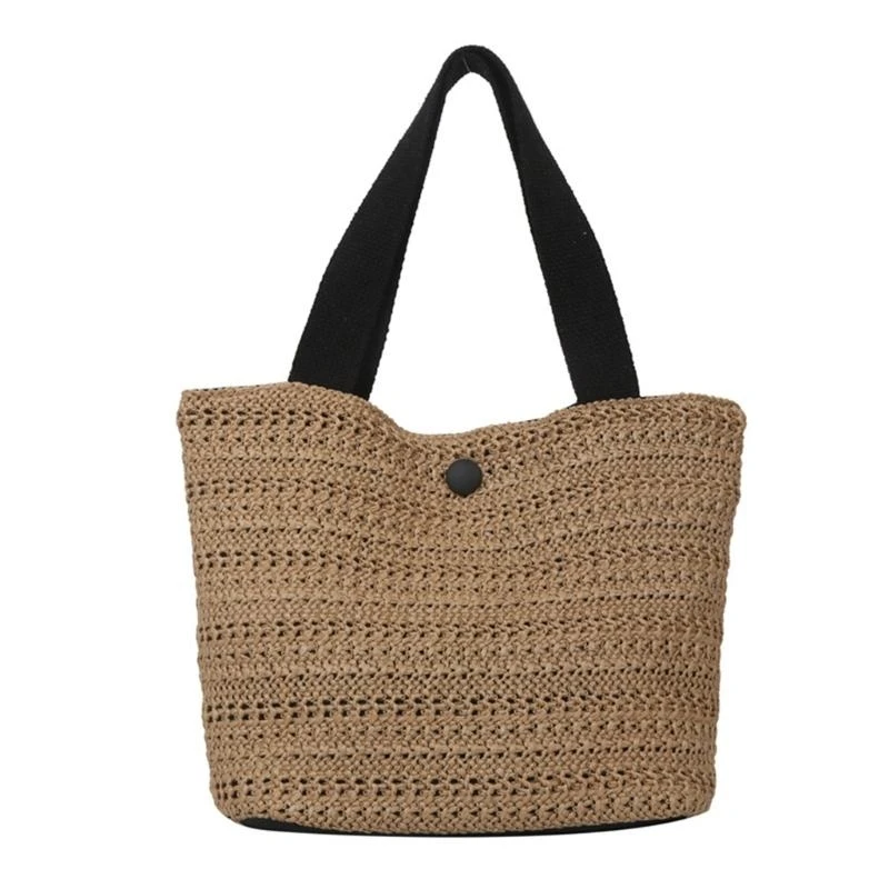 

Lightweight Straw Bag Bohemian Bech Bags Handbag for Outdoor Dining and Shopping