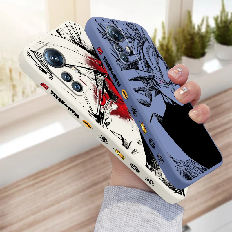 

Japan Anime D-D-Dragon Ball Liquid Left Rope For Xiaomi Mi 14 13T 13 12T 12 11T 11i 11 A3 10T 10 9 Pro Lite Ultra 5G Back