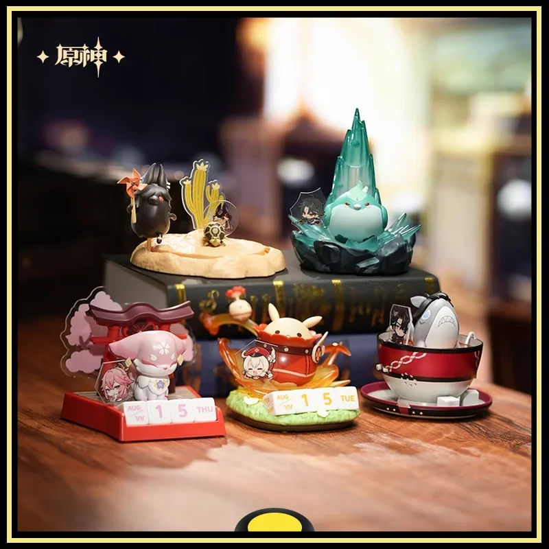 Genshin Impact Car ornaments Peripheral Products Xiao Klee Yae Miko Cyno Vocal ornament Teyvat Amusement Park Series Original