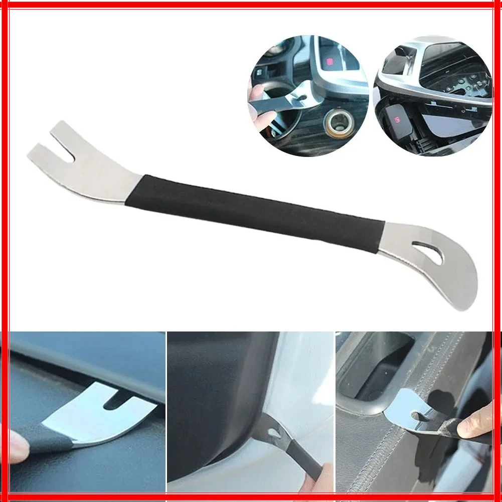 

Инструмент для разборки автомобильной аудиосистемы, монтирующий зажим из нержавеющей стали, рокер, лом, разборка дверной панели, внутренняя панель