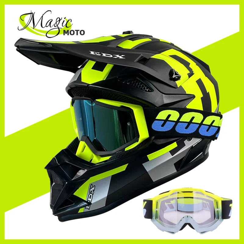 

Высокопроизводительный мотоциклетный шлем для лица — сертифицированный DOT, амортизация — лучший рейтинг для гонок и городских езды