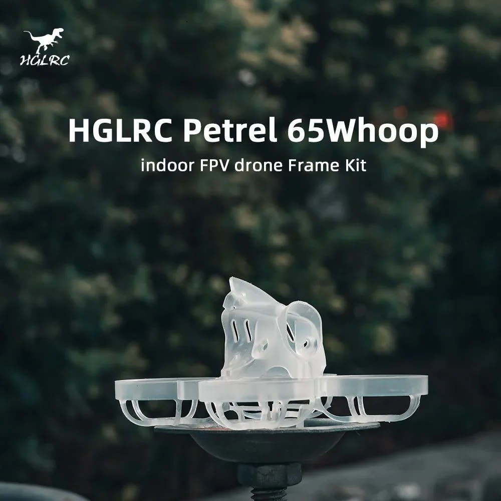 

HGLRC Petrel 65Whoop Ultra-light Indoor Frame FPV Racing Drone For RC FPV Quadcopter Racing Freestyle Indoor Fancy Flight Drone