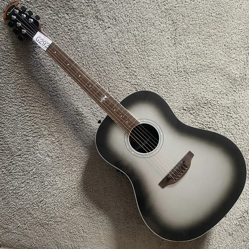 

Электроакустическая гитара Ovation Pro Series Ultra 1516 Mid без выреза, цвет Silver Shadow, авторизованная серия