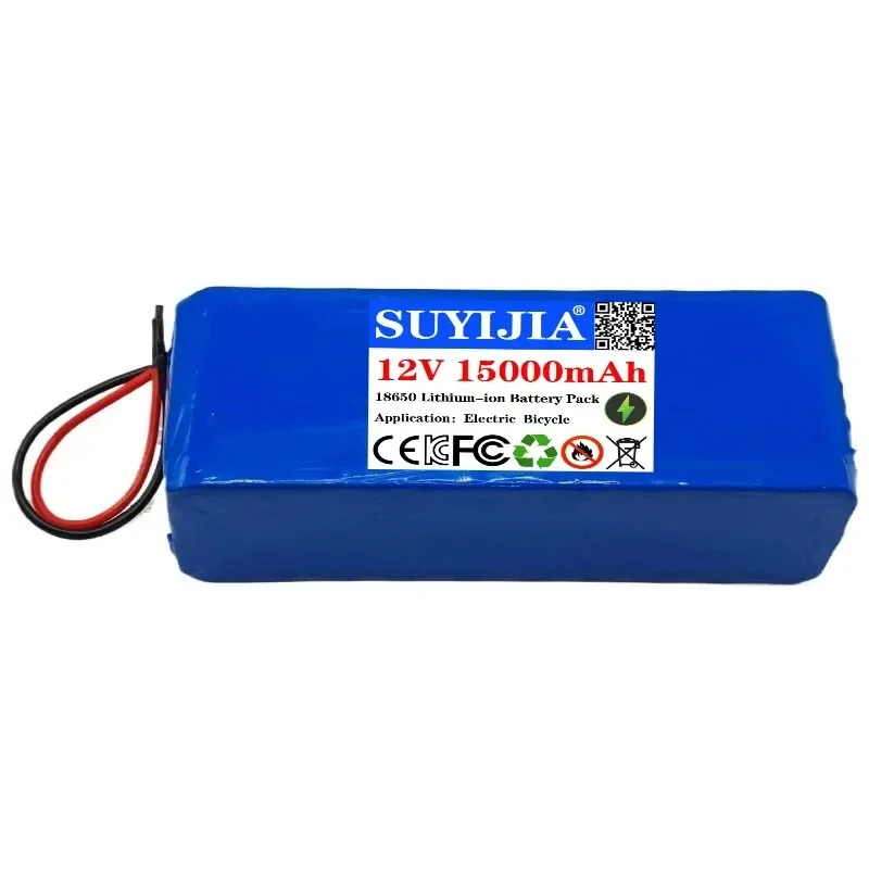 

18650 Battery 3S10P 12V 15000mAh Li-ion Rechargeable Battery Pack with 20A BMS for Electric Scooter Electric Wheelchair+Charger