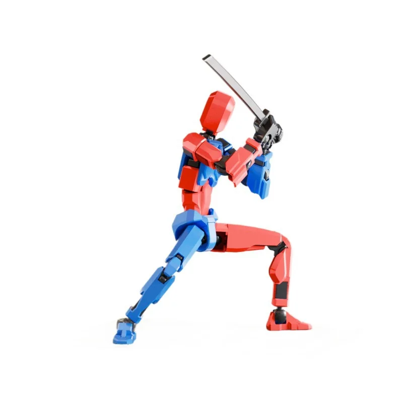 

T13 Lucky Multi-joint DIY Doll Assembly Figure Robot Model Ornament Hands-on Brain Decompression Assembly Toy Action Gift