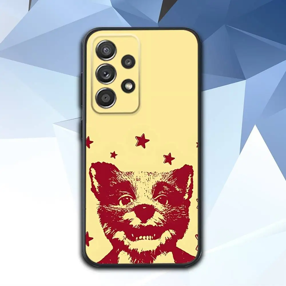 حافظة هاتف F-FantasticS Mr F-Fox لهاتف سامسونج S 25,24,23,22,30,21,10,9,Ultra,Plus,Lite,FE,4,5G حافظة سوداء ناعمة #5