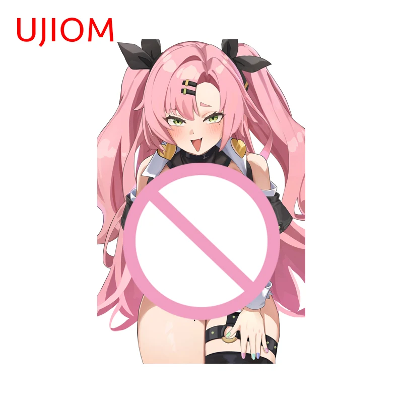 UJIOM Cute Zenless Zone Zero Wall Sticker Nicole Demara Gaming PC Scratch-Resistant PVC Decal Stylish Desk Decor Accessories