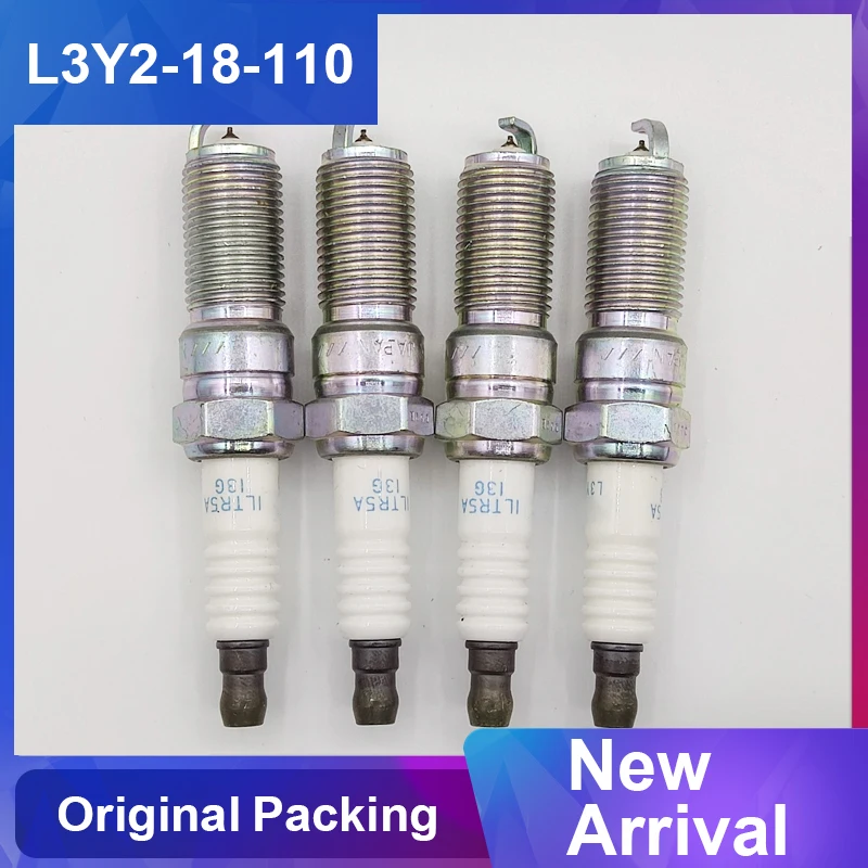 4/20 peças L3Y2-18-110 ILTR5A13G Vela de Ignição de Irídio para Mazda 3 5 6 CX-7 Ford Lincoln Tribute 2.5L L3Y218110 ILTR5A-13G