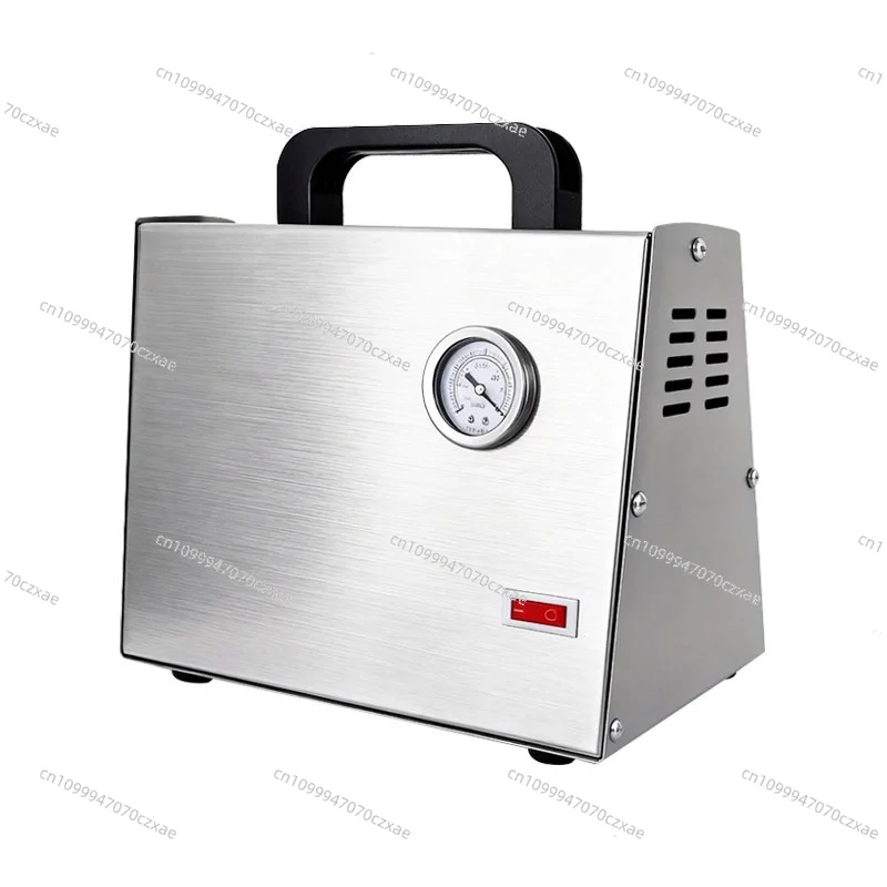 Quiet Oil Free Diaphragm Vacuum Pump Adjustable Pressure Lab Filter Degas Portable Mini Suction Air