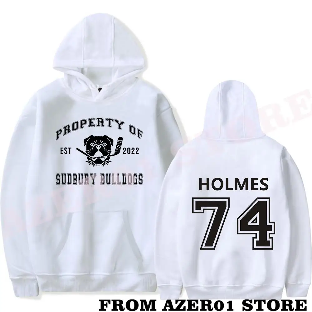 Shoresy Holmes 77 Bulldogs Hockey Jersey Merch Hoodies Winter Men/Women Hooded Sweet Streetwear LongSleeve New Logo Sweatshirt